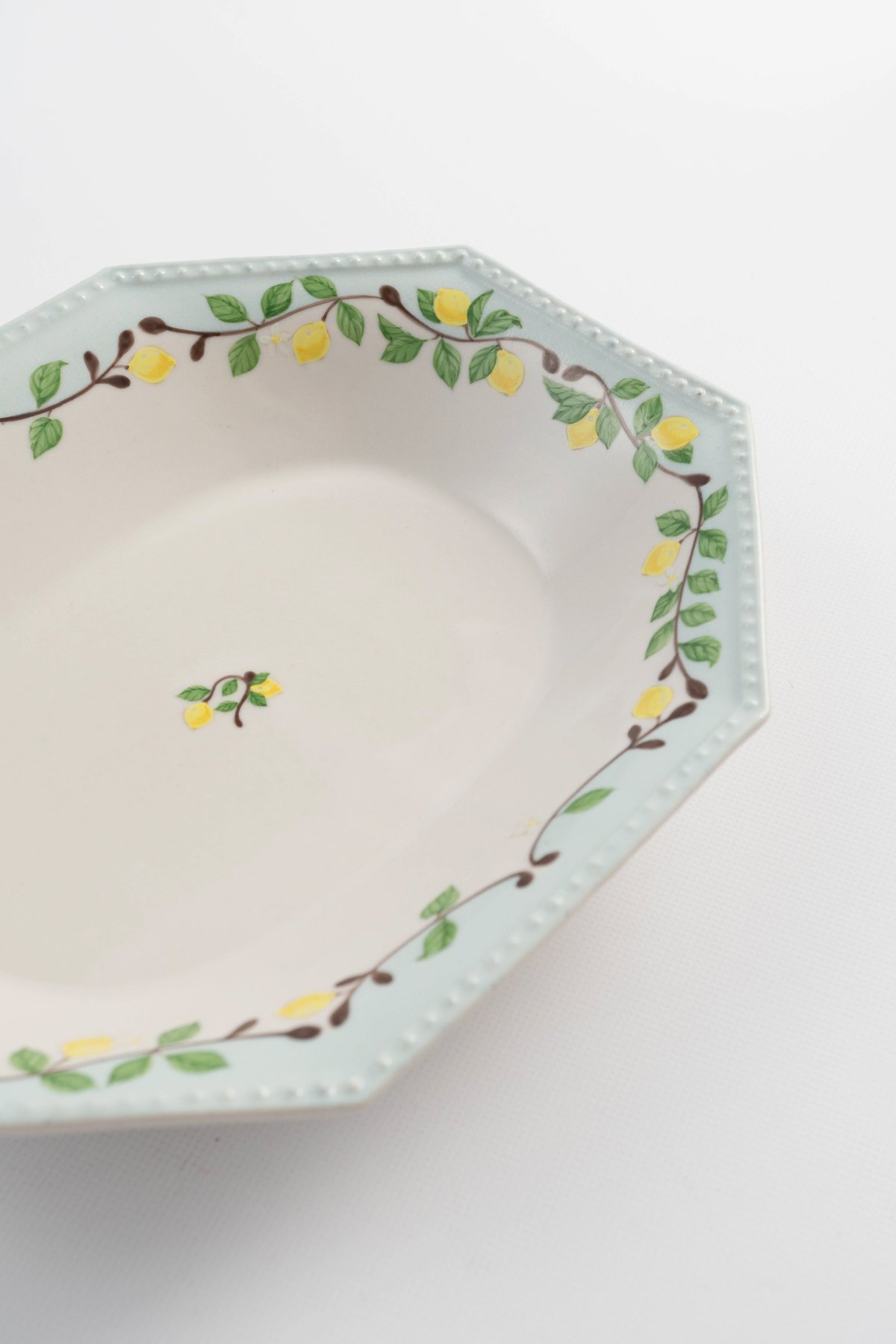 阿部慎太朗 八角オーバル深皿（檸檬/バイカラー） | ぶどうのたね