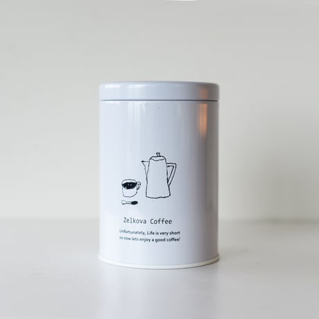 ZelkovaCoffeeオリジナルキャニスター（隣のBlend100gが付いてきます！）
