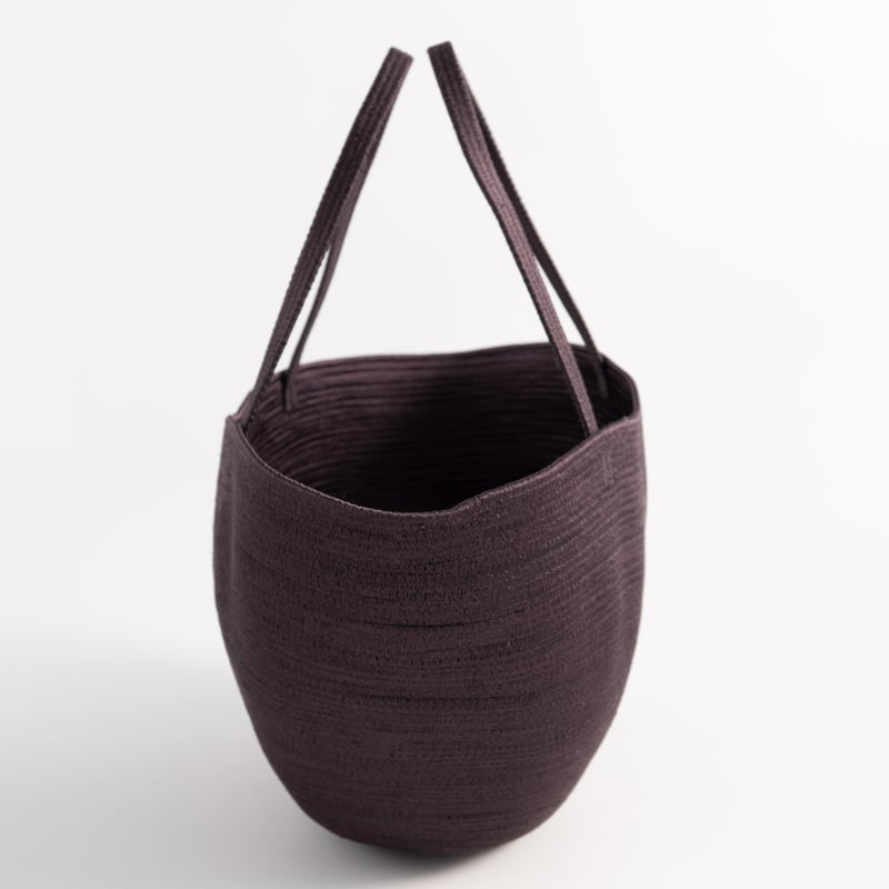 yoshinoyashimachi silk cotton カゴバッグ・a | ぶどうのたね