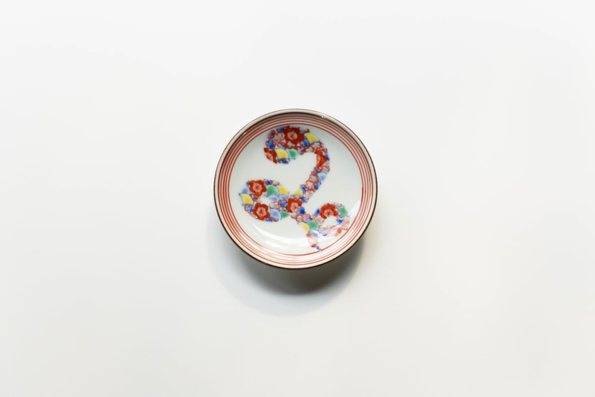 たなかふみえ 干支小皿 巳 | ぶどうのたね