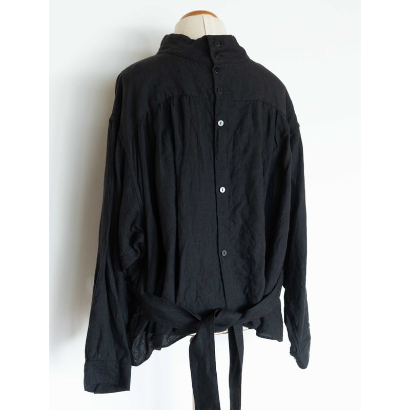 TOUJOURS Back To Front Smock Shirt[Black] | ぶどうのたね