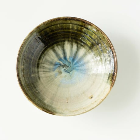 播州姫路 幻の焼物 林田焼ぶどう図4寸小皿 5枚 [B31709] 大人気！