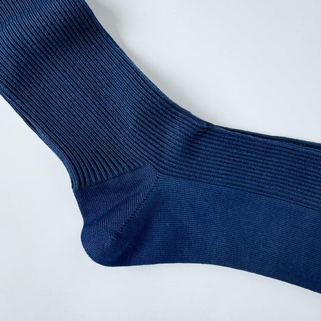 homspun シルケットコットン ハイソックス