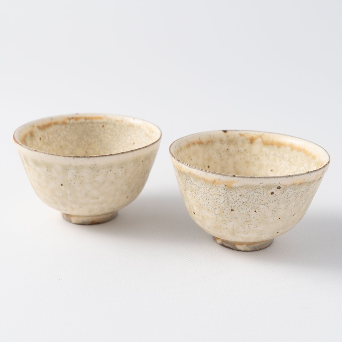 三笘修 灰粉引煎茶碗 | ぶどうのたね