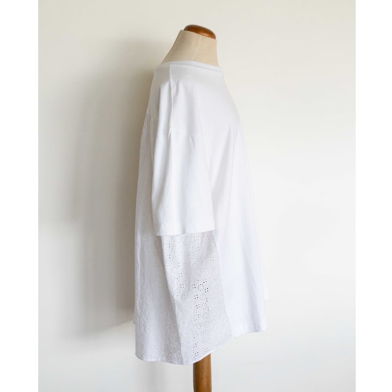 TOUJOURS☆今期新品未使用Combinateion T-shirt TOUJOURS Combination T-Shirt | ぶどうのたね