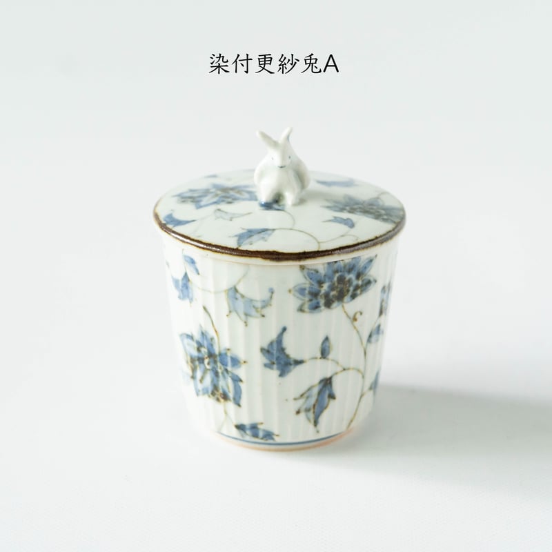 古染　染付　蓋物　木箱入　送料込み0804 古染 染付 蓋物 木箱入 送料込み0804