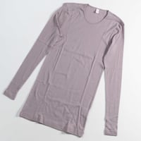 homspun・ 60/1フライスクルーネックプルオーバー