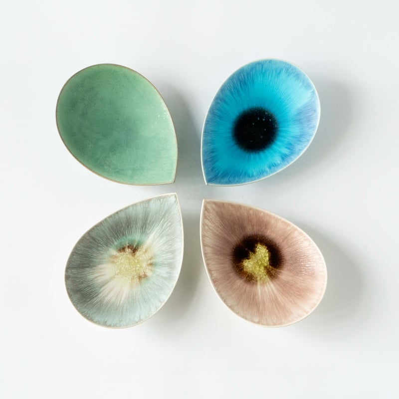 和田山真央 しずく皿S | ぶどうのたね