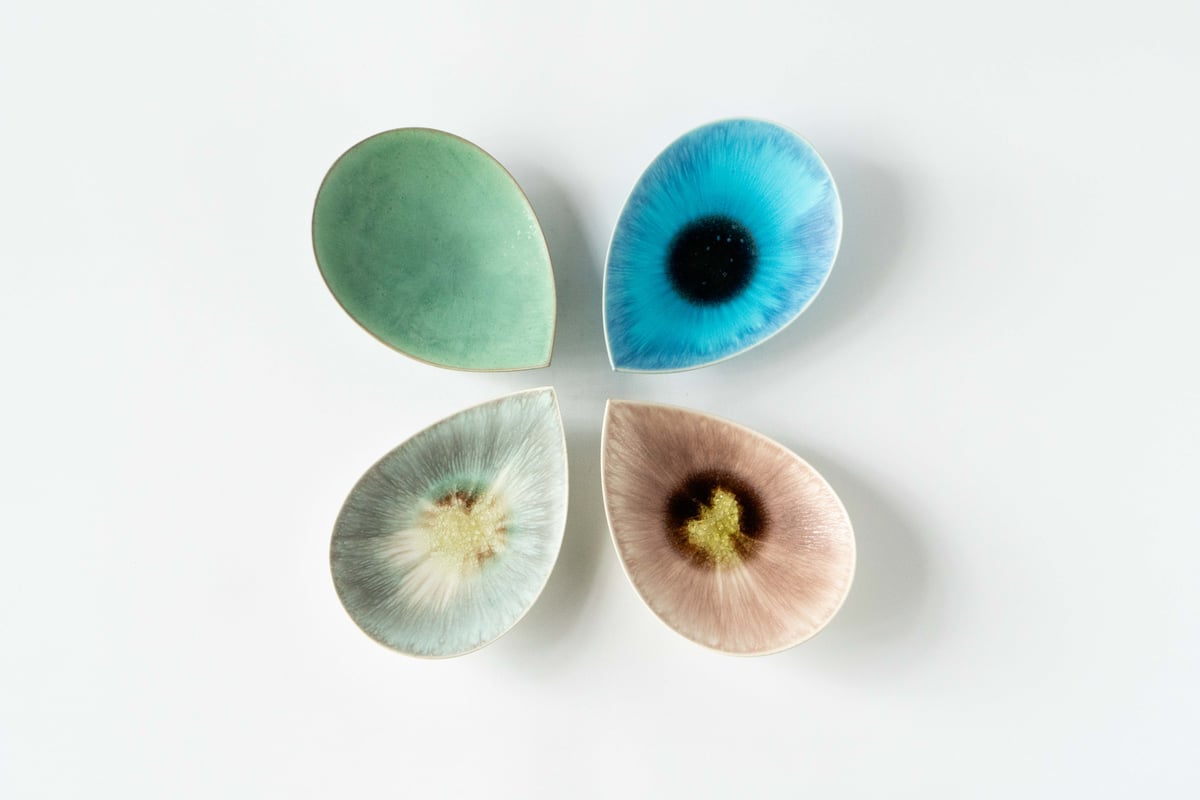 和田山真央 しずく皿S | ぶどうのたね