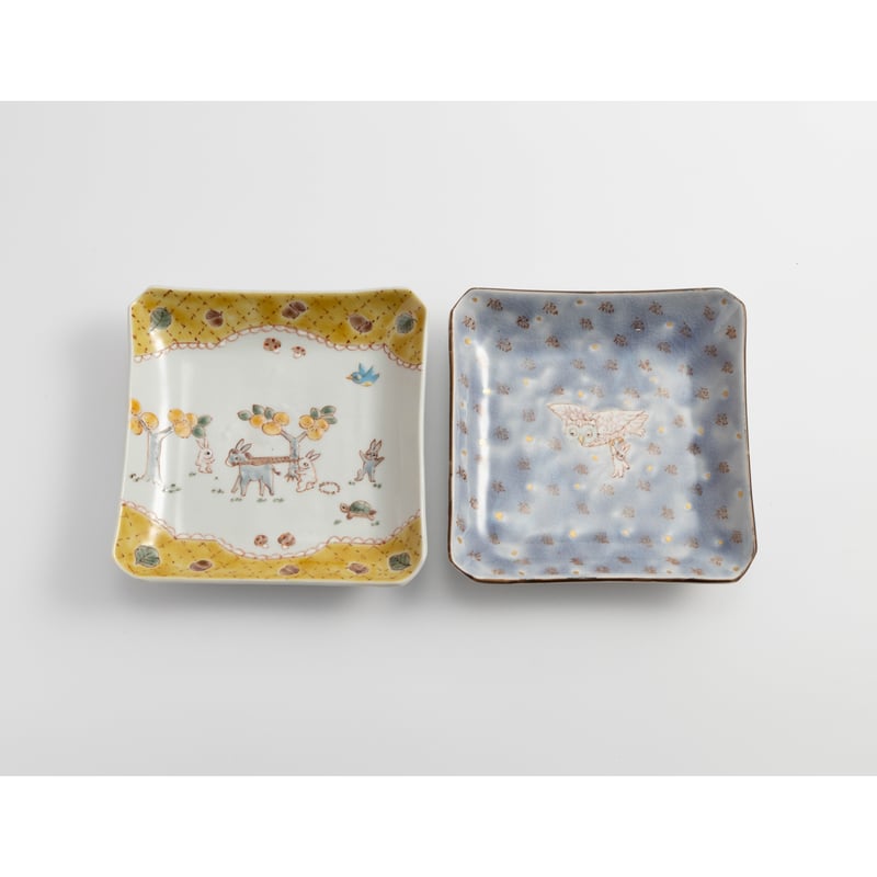 川合孝知 四角皿 | ぶどうのたね