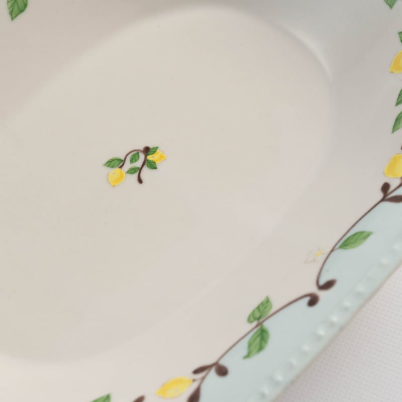 阿部慎太朗 八角オーバル深皿（檸檬/バイカラー） | ぶどうのたね