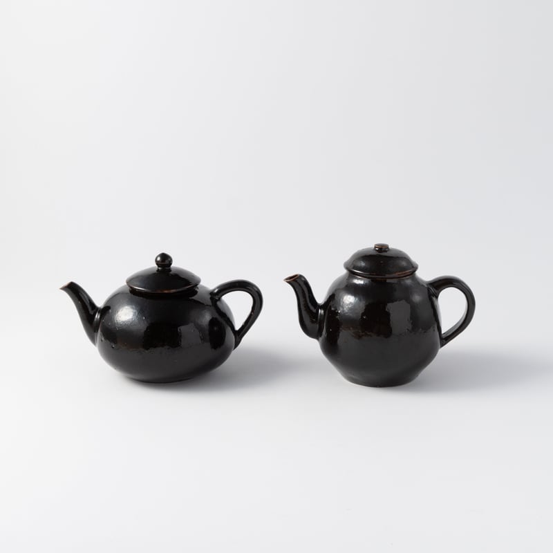 三笘修 急須 ポット お茶 三笘修 玄釉ティーポット | ぶどうのたね