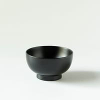 土田和茂　小丸椀　黒