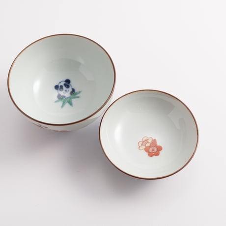 たなかふみえ　小蓋碗