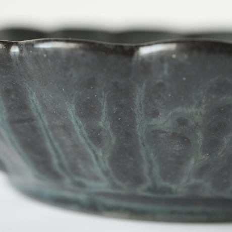 都築明　輪花鉢