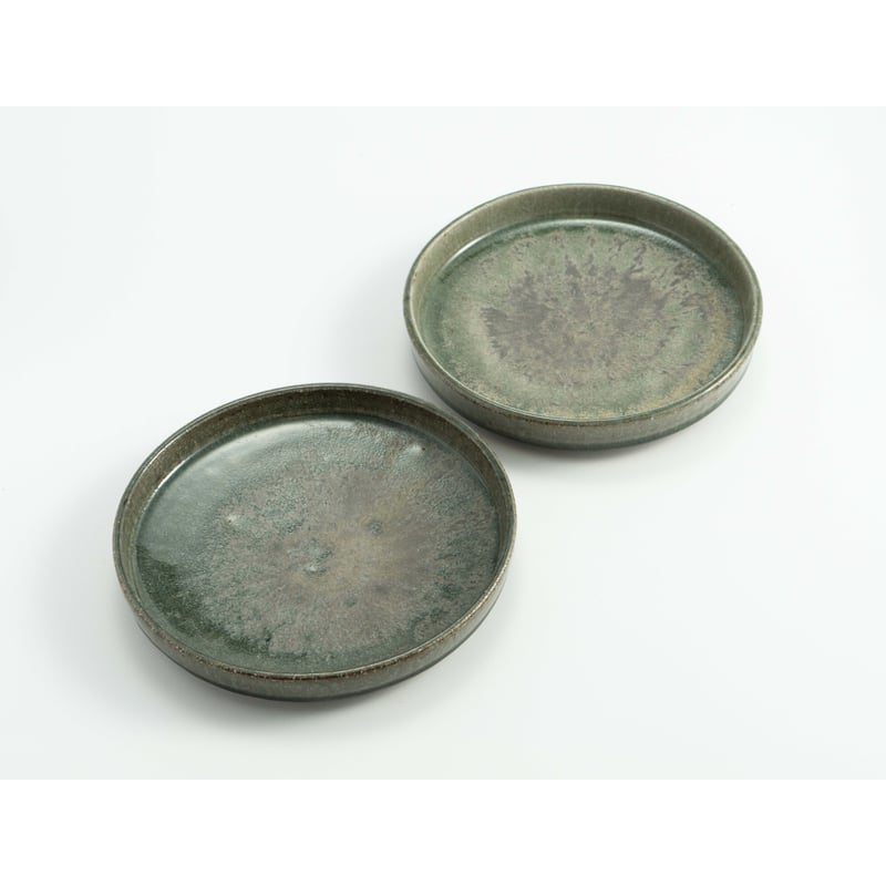 清岡幸道 6寸切立皿 | ぶどうのたね