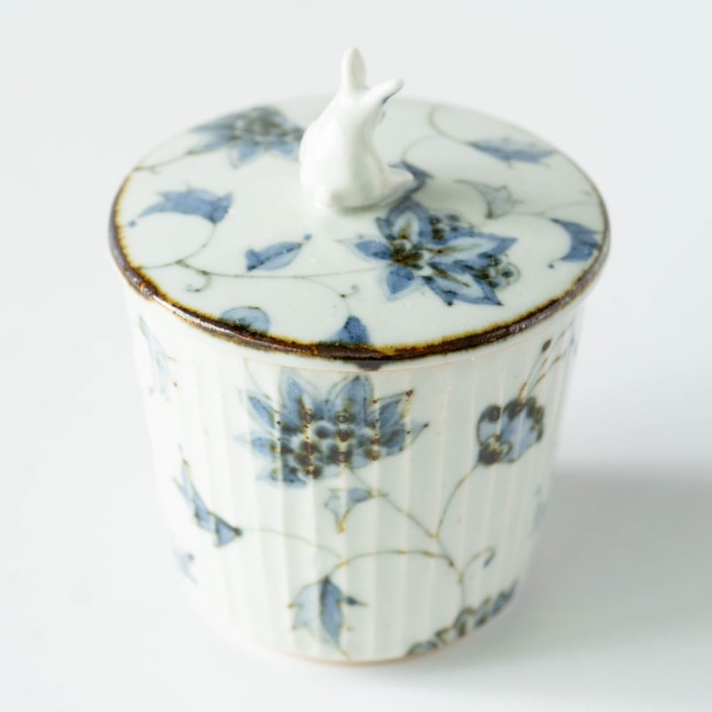 大井萌子 蓋物(染付・色絵・鉄絵） | ぶどうのたね