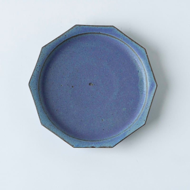 錆枝 花田勇樹 十角リム皿 | ぶどうのたね 