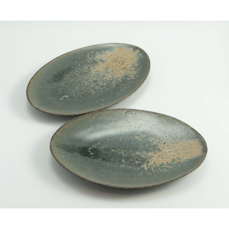 清岡幸道 オーバル皿大 | ぶどうのたね