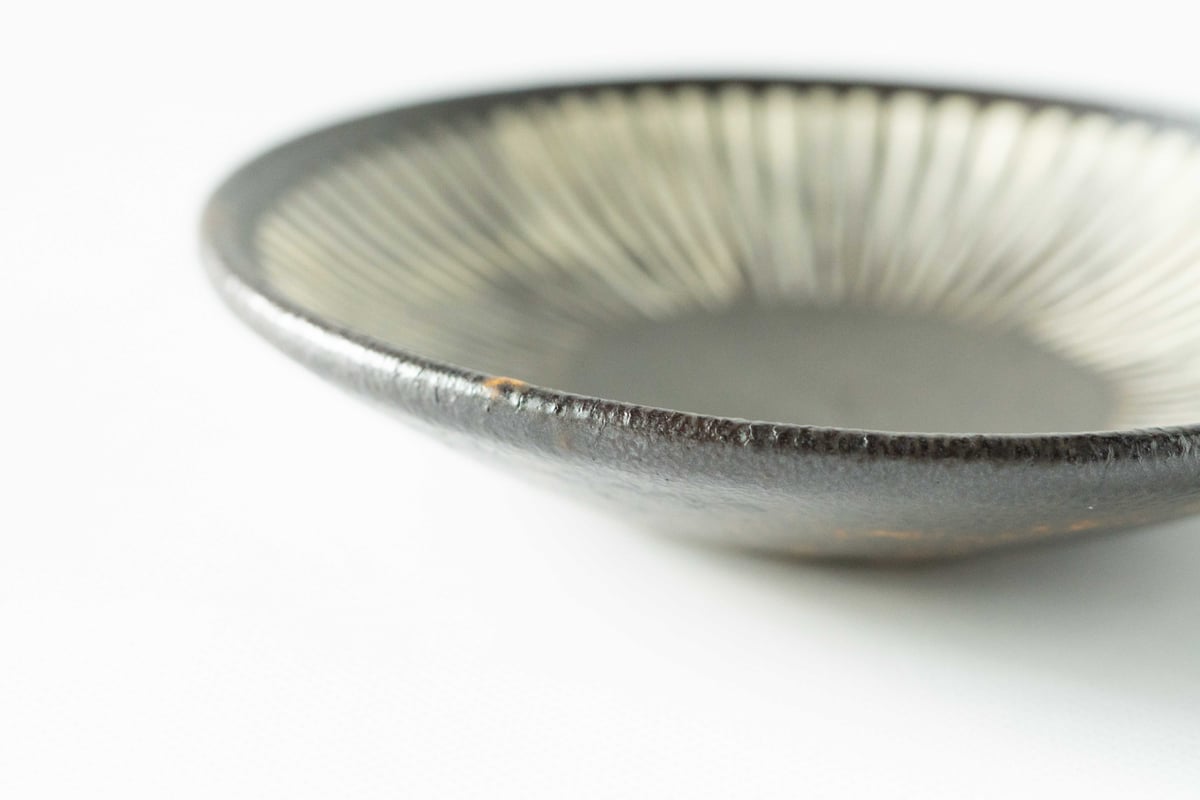 増渕篤宥 さん玉縁丸浅鉢（トクサ) No1、NO2セット