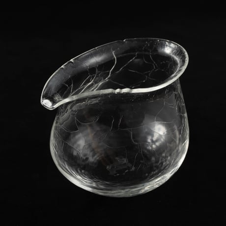 ヤマノネ硝子　氷紋片口