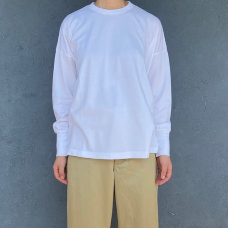 homspun・40/2天竺長袖BIGプルオーバー