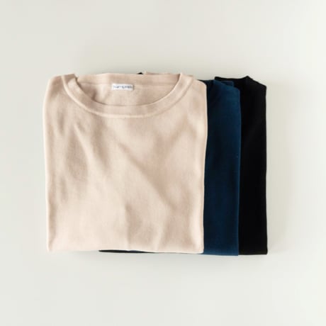 homspun・ ソフトコンパクトヤーン半袖プルオーバー