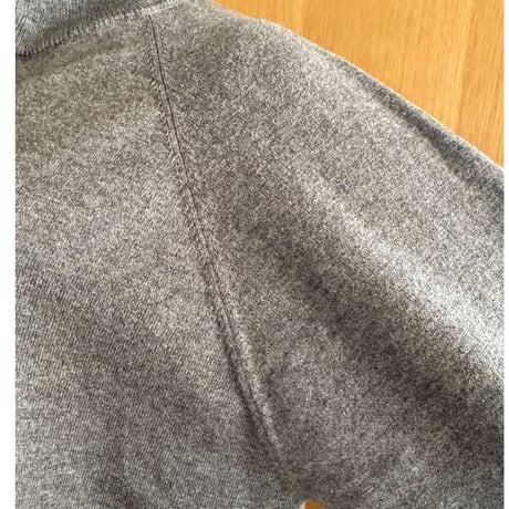 homspun・ソフトコットンZIP-UP カーディガン