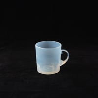 とりもと硝子店　Hot Cup 平　小　白