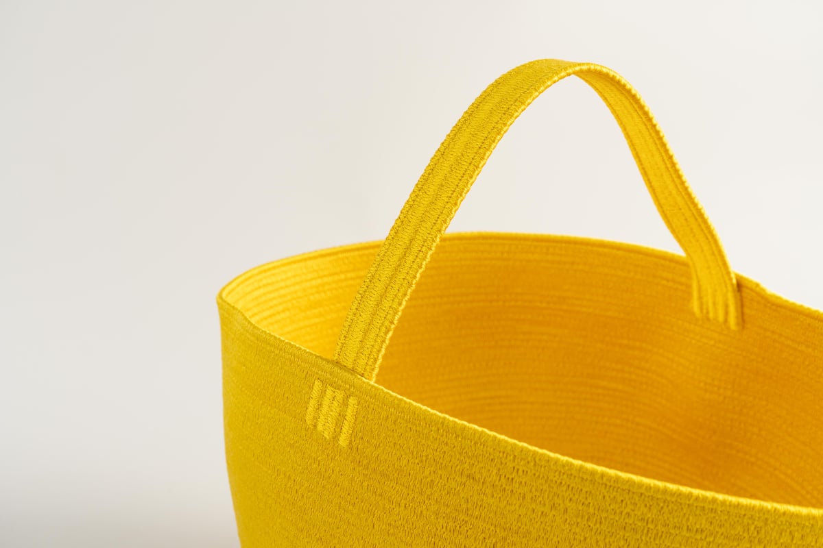 鳥の巣カゴバッグ　yoshinoyashimachi yoshinoyashimachi silk cotton カゴバッグ・o | ぶどうのたね