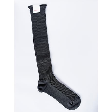 homspun シルケットコットン ハイソックス