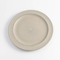 湯浅ロベルト淳　蒔地リム皿27cm