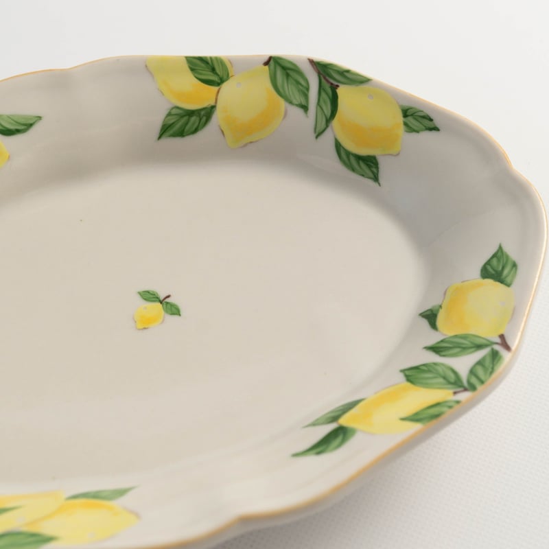 阿部慎太朗 花形深皿オーバルS（檸檬） | ぶどうのたね