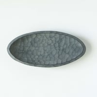 内田悠 丸リム皿180 イタヤカエデ柿渋染 | ぶどうのたね