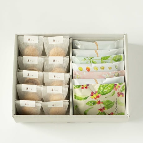 ●クール便 ●コーヒー(7個)と豆たん(10個)のギフトBOX