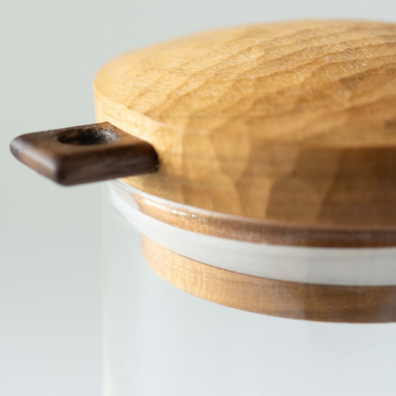 田澤祐介 コーヒーキャニスターM＆珈琲杓 中柄サクラ | ぶどうのたね