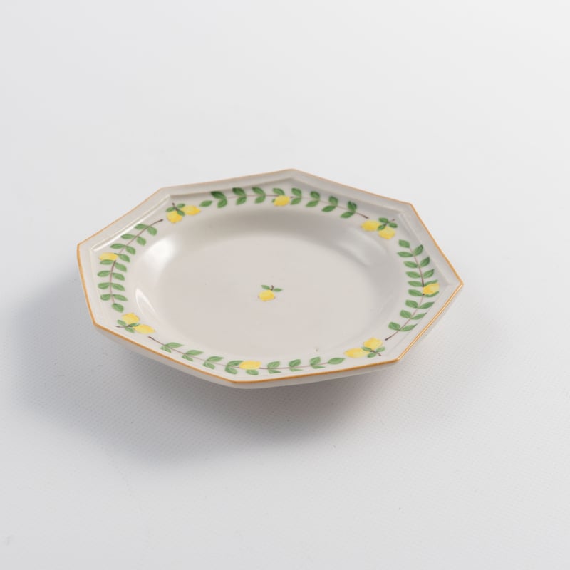 阿部慎太朗 八角深まめ皿（檸檬） | ぶどうのたね