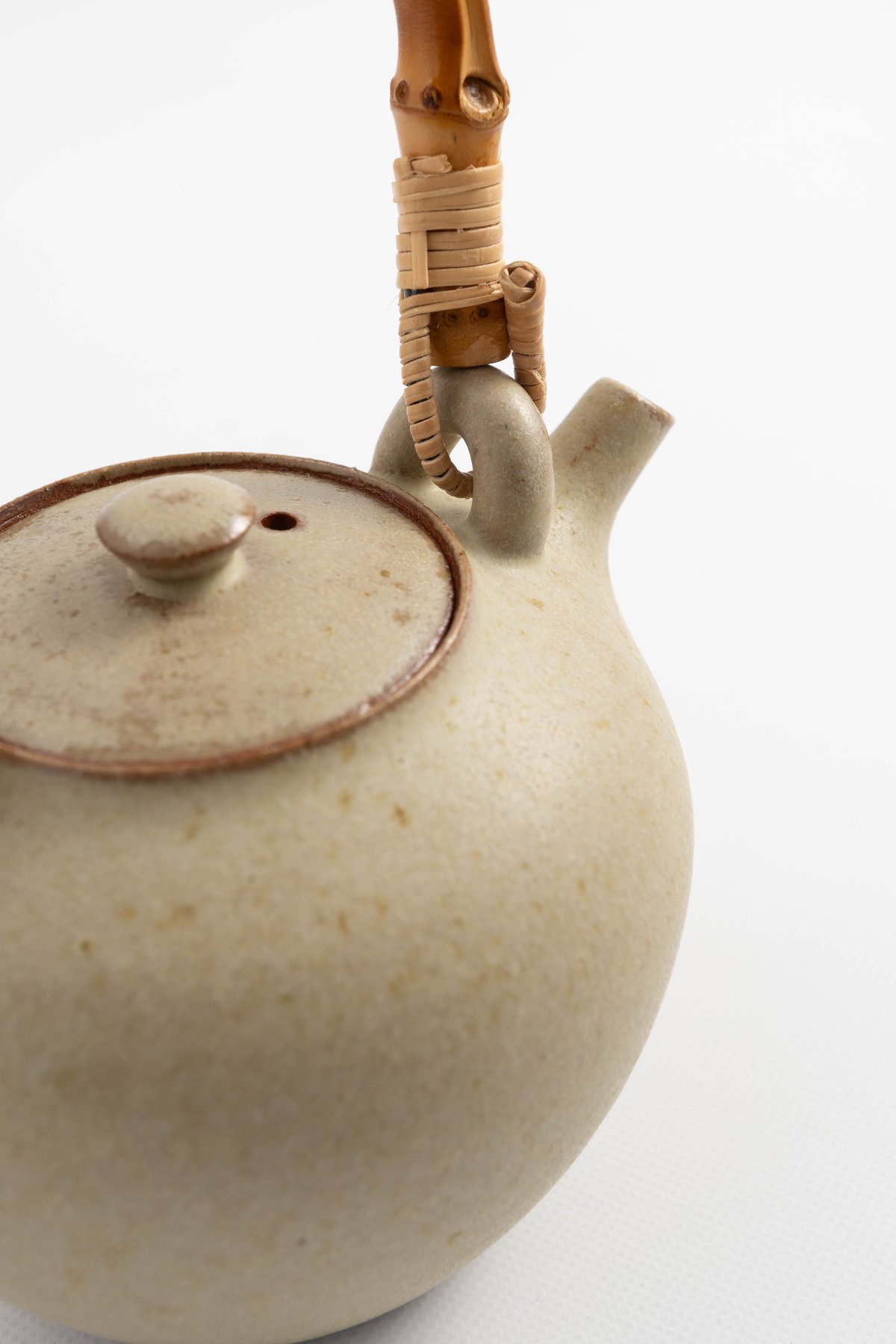 西村峰子 土瓶（S/竹） 若草 | ぶどうのたね