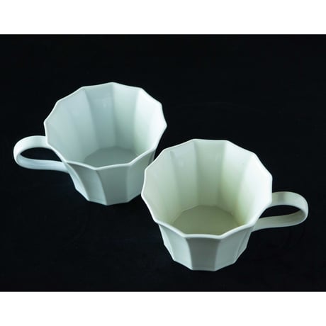 村上雄一×Zelkova Coffee 12角カップ＆ソーサー