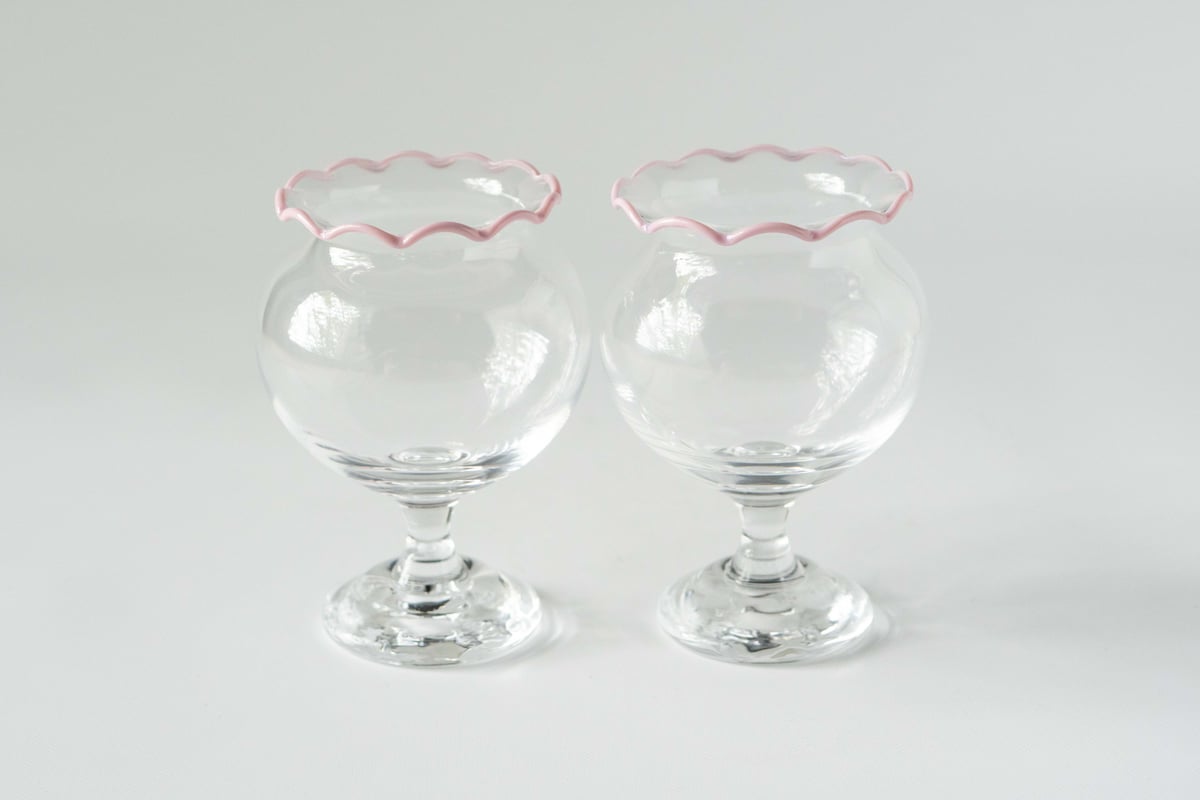 澤田和香奈 Frill-Parfait Glass | ぶどうのたね