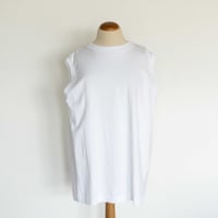 TOUJOURS Sleeveless Combination T-Shirt