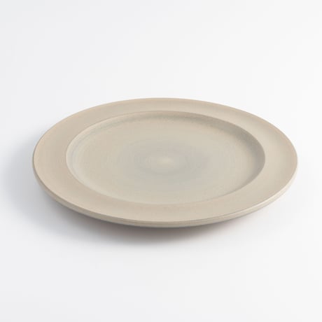 湯浅ロベルト淳　蒔地リム皿24cm