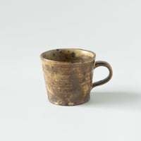 尾形アツシ　渋粉引マグ