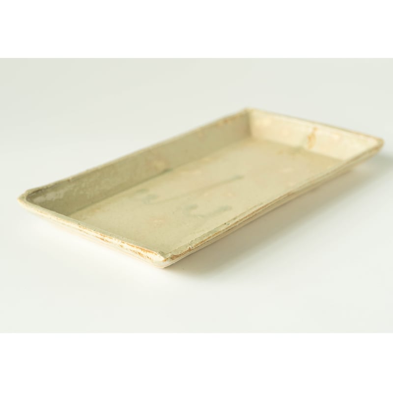 安齋新・厚子さん　ふね皿 安齋新・厚子 白磁染付けふね皿 ペア 安齋新・厚子 白磁染付ふ