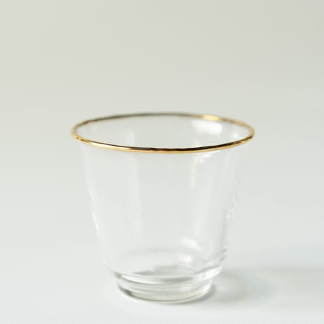 谷口嘉　金縁 酒杯