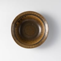 三笘修 黄石釉角豆皿 | ぶどうのたね
