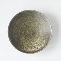 清岡幸道　青灰大皿