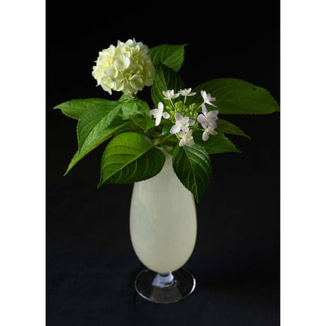 ワダコーヘー　花器c白