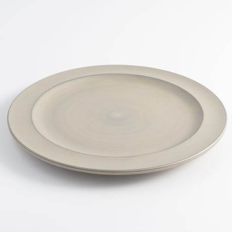 湯浅ロベルト淳　蒔地リム皿27cm