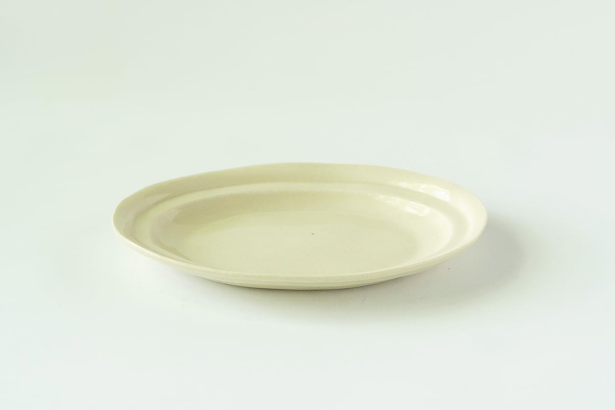 大江憲一 2段リムオーバル皿M | ぶどうのたね